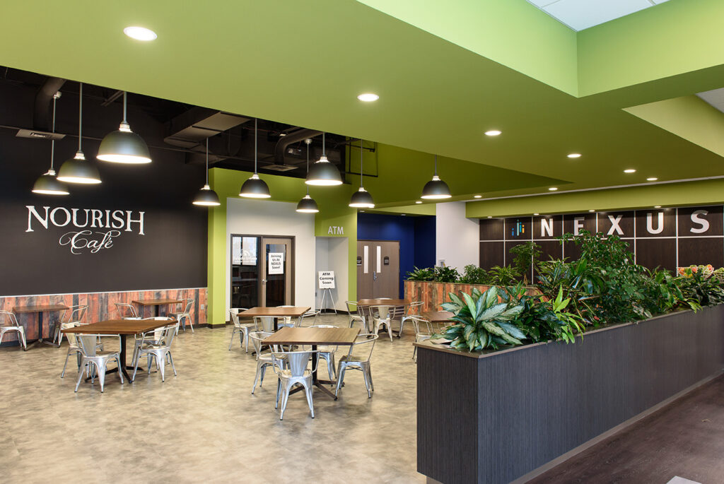 Nourish Cafe inside Nexus Health Care